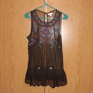 Adorable embroidered cami